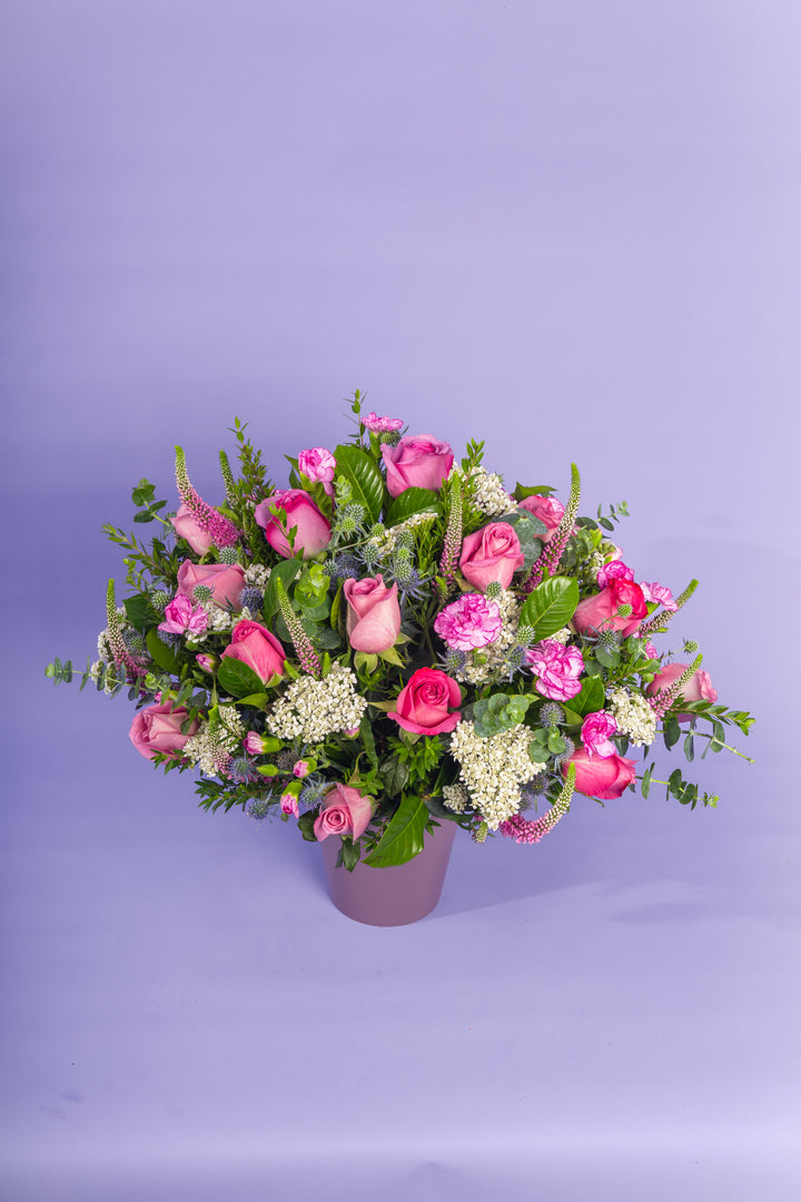 Box de tonos rosados