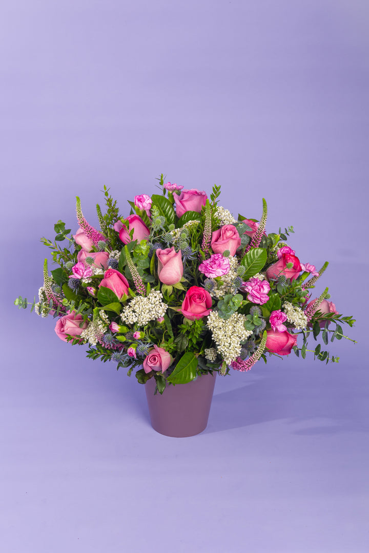 Box de tonos rosados