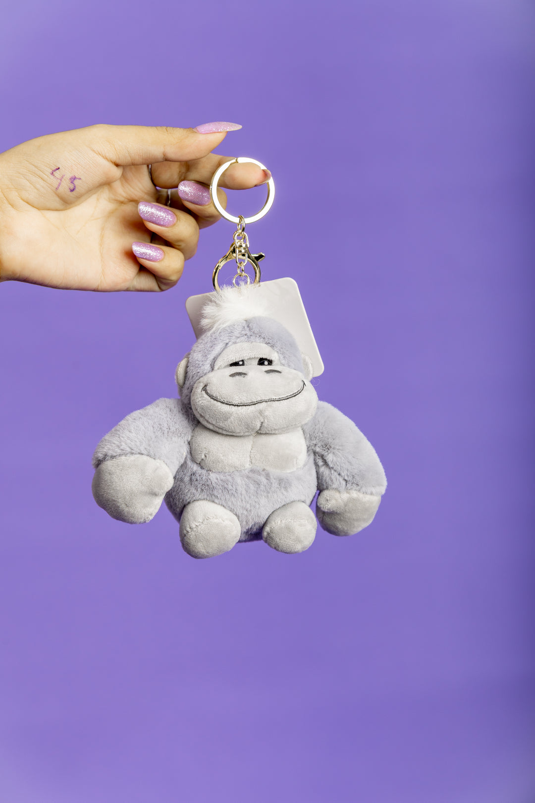 Llavero de Monito gris