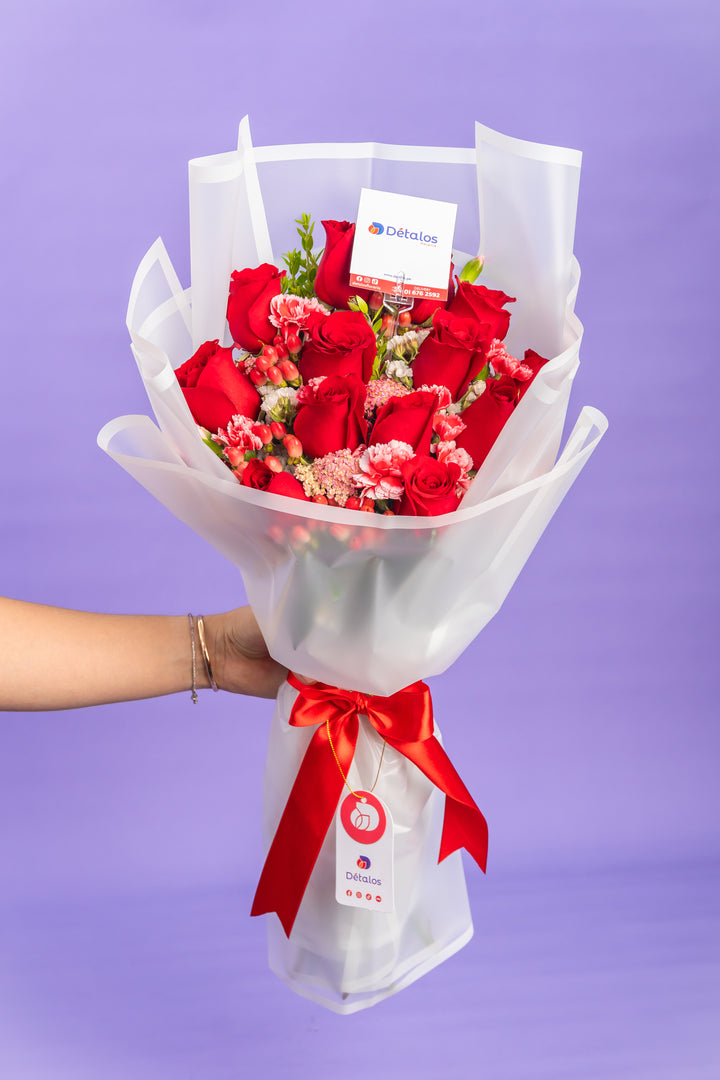 Ramo de 12 Rosas Rojas