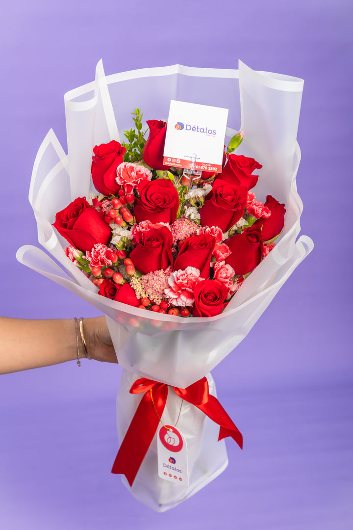 Ramo de 12 Rosas Rojas
