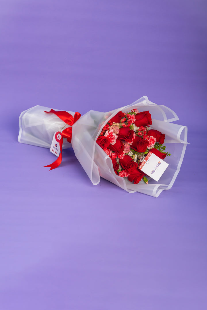 Ramo de 12 Rosas Rojas