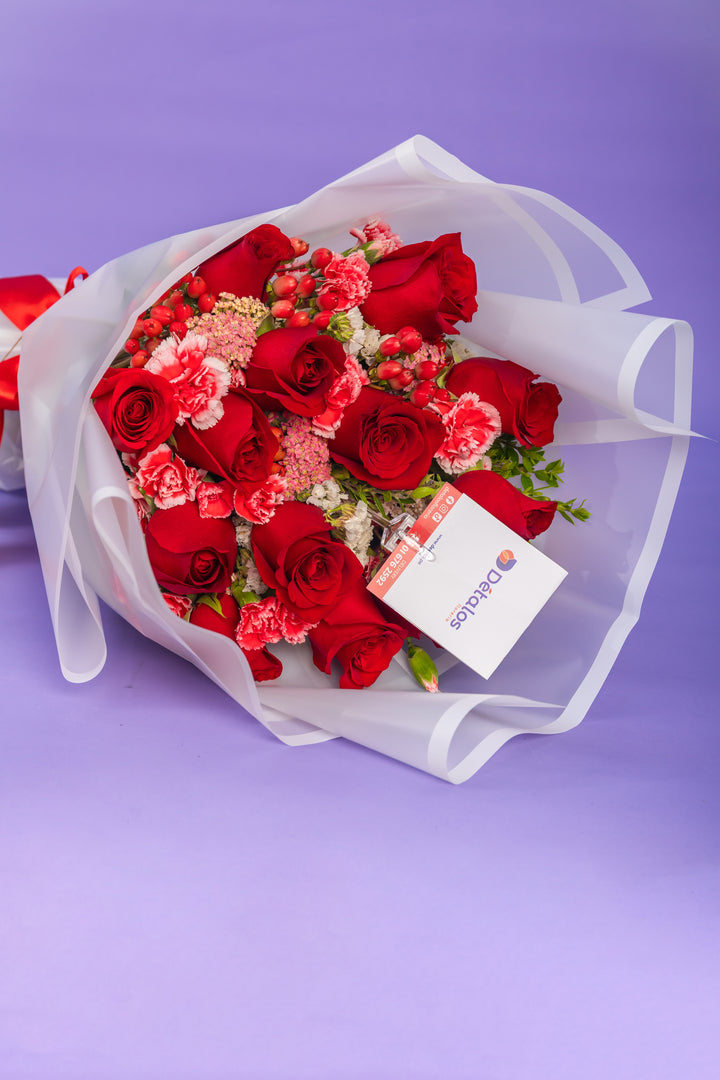 Ramo de 12 Rosas Rojas