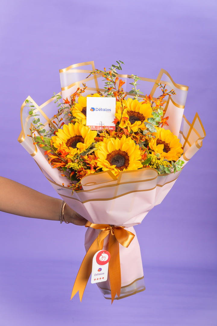 Ramo de 5 girasoles