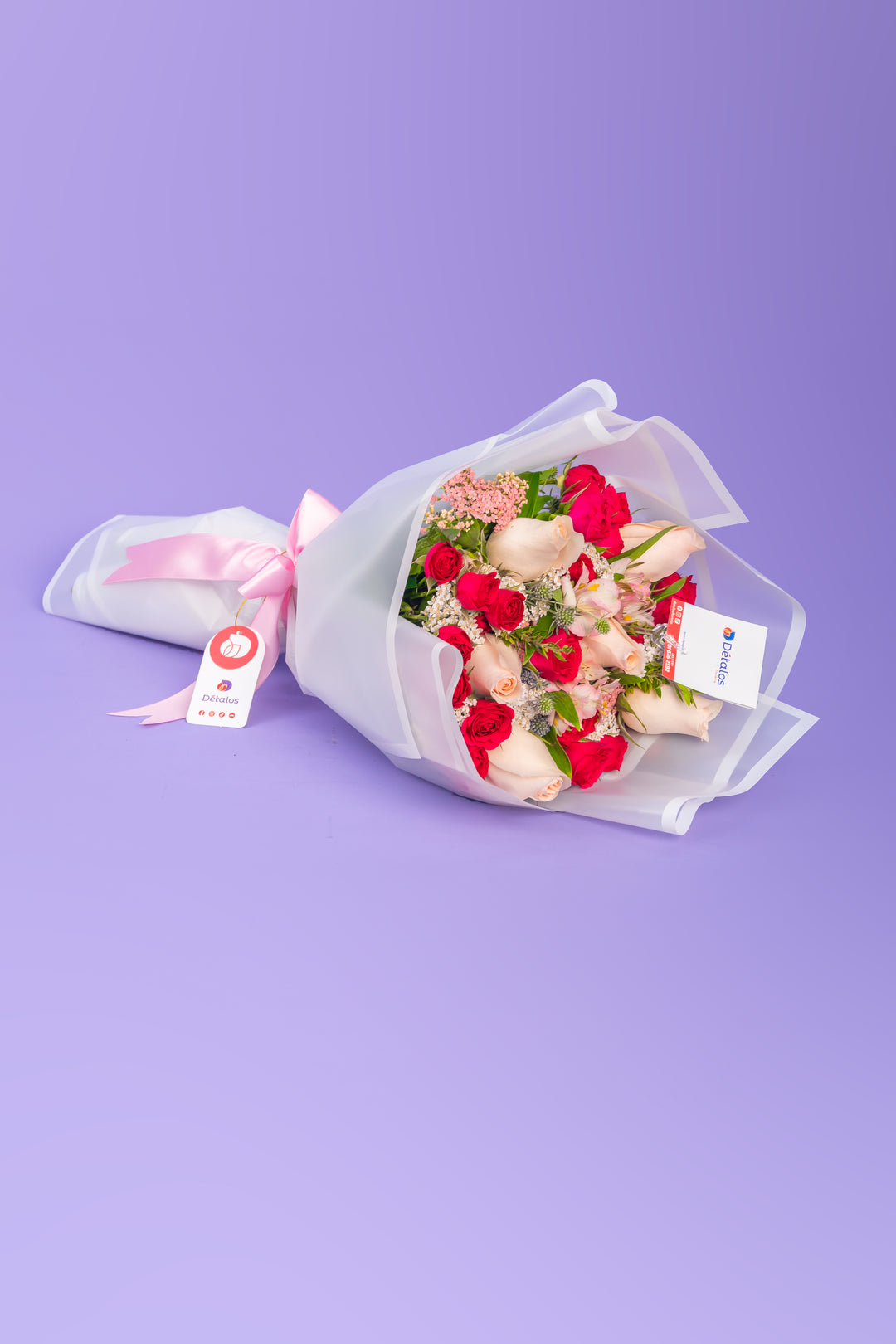 Ramo de rosas con mini rosas
